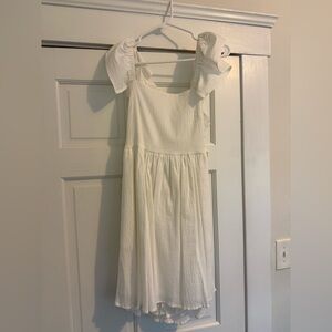 Francesca's Collections White Bridal or Beach Dress